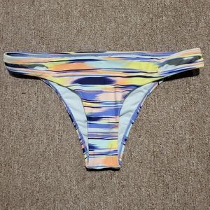 Roxy Large Stripped Baiting Suit Bottoms